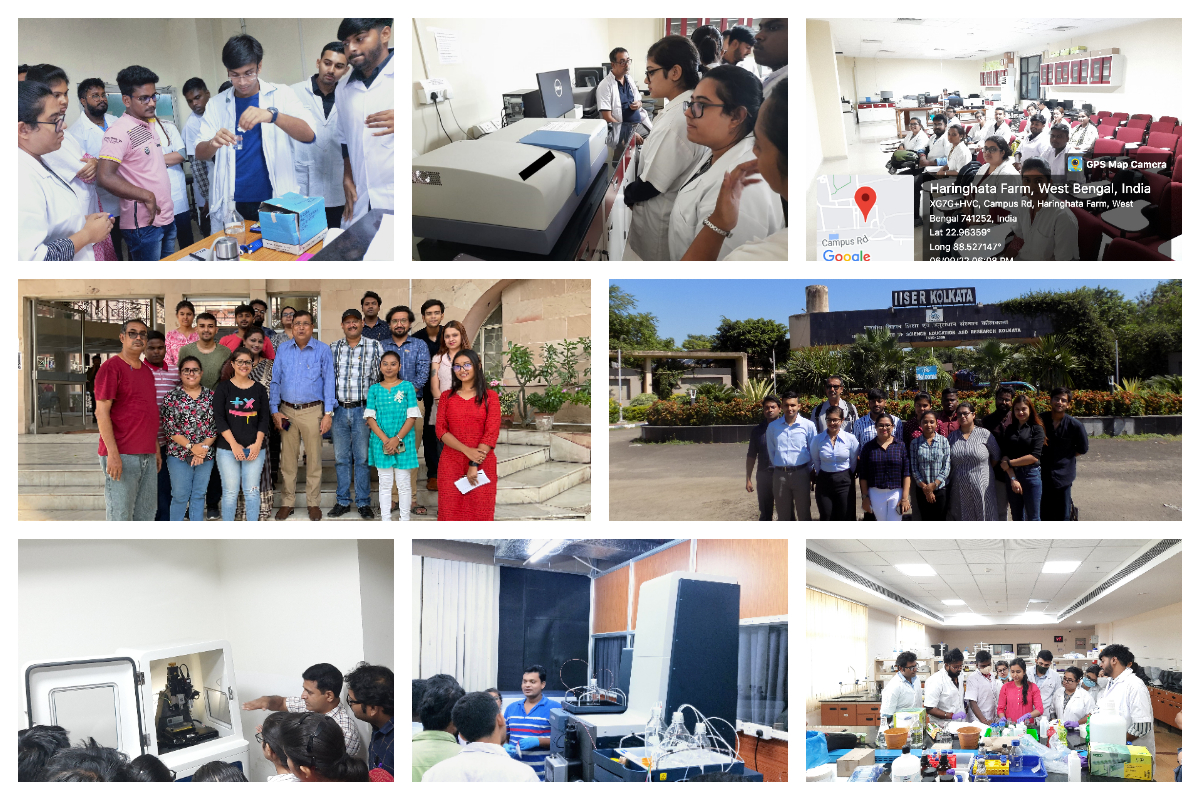 Training of M.Sc. Forensic Science Students of WBNUJS, Kolkata at IISER, Kolkata